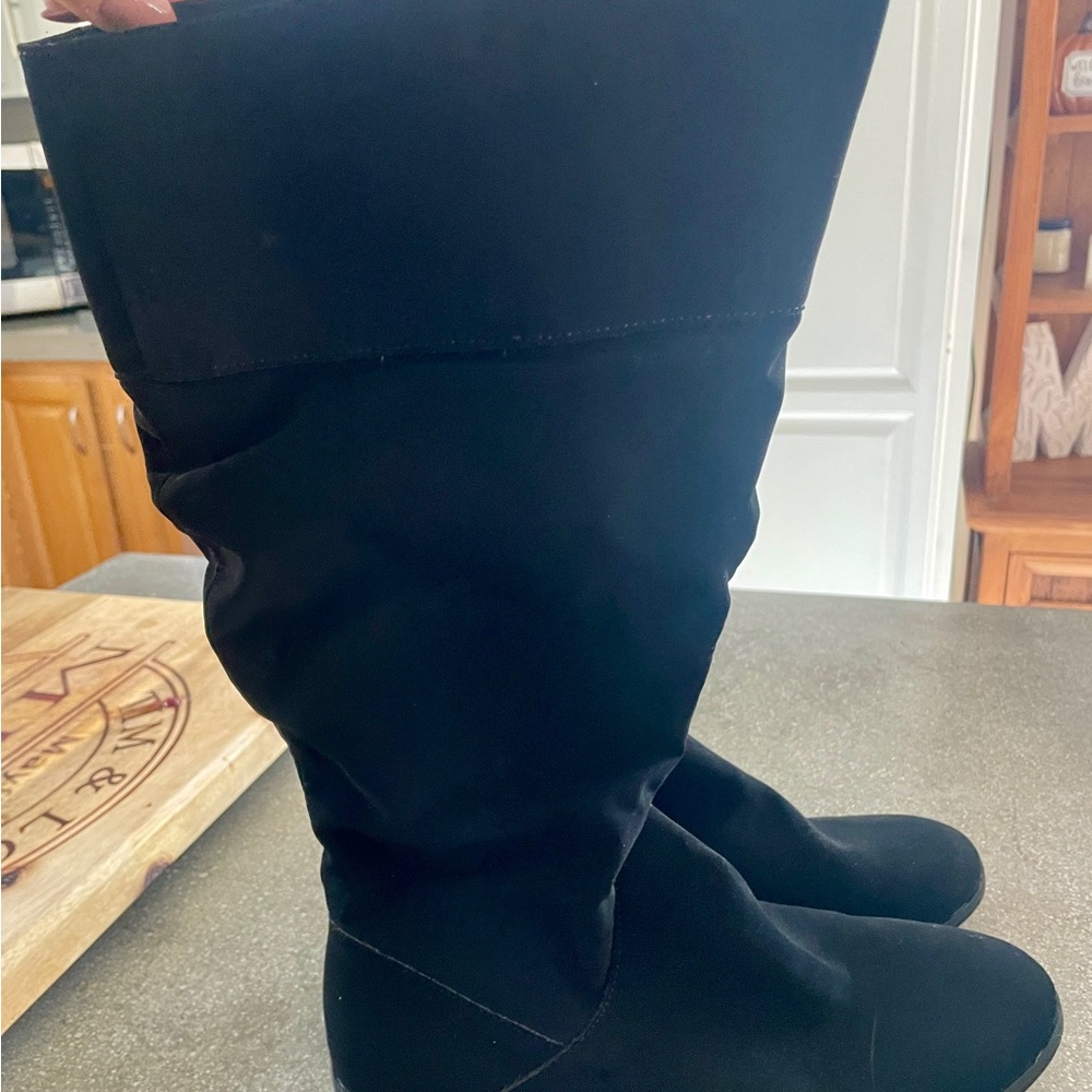 Black Women's slouch Boots